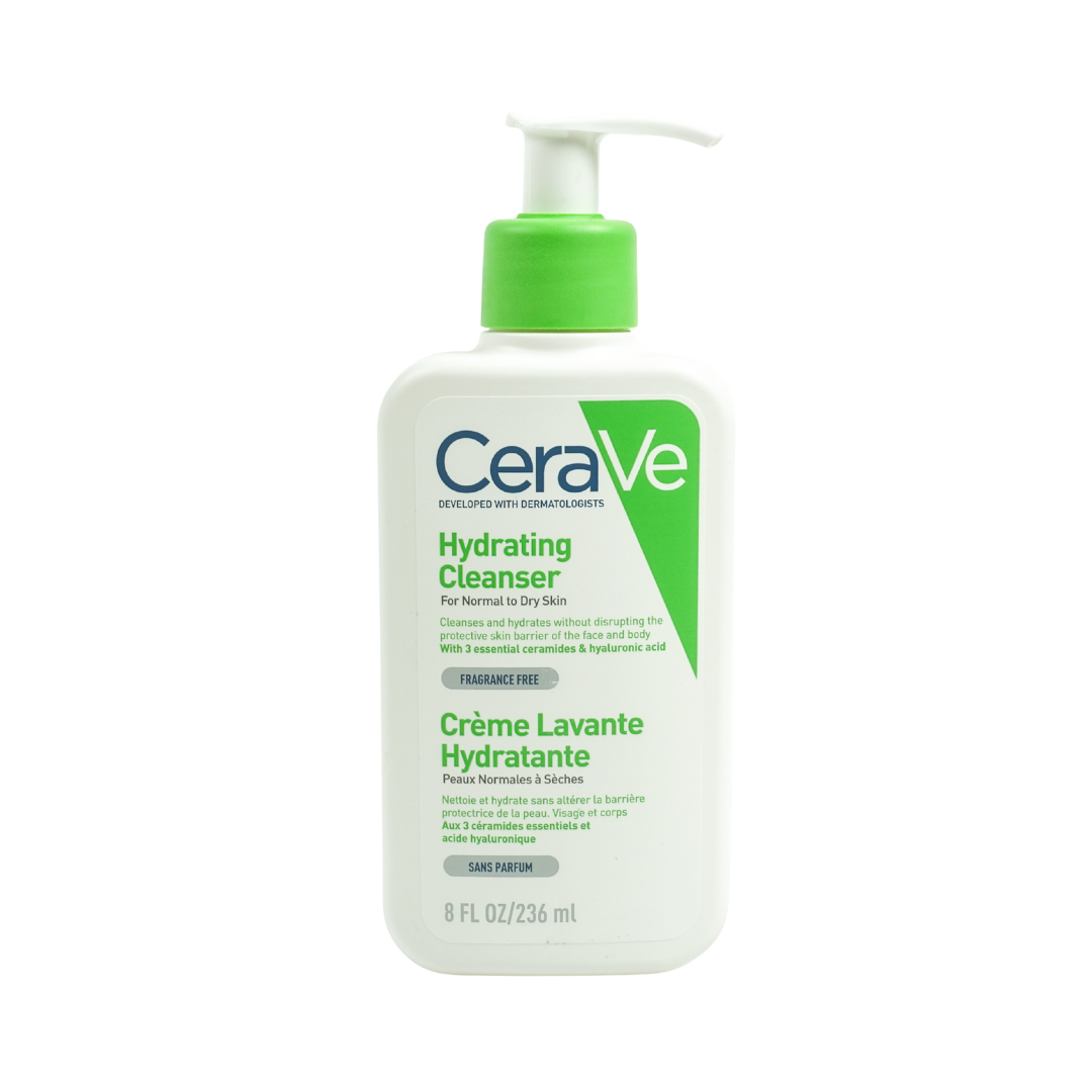 Cerave Hydrating Cleanser for Normal to Dry Skin with Hyaluronic Acid - 236ml | سيرافي غسول مرطب للبشرة العادية والجافة - 236 مل