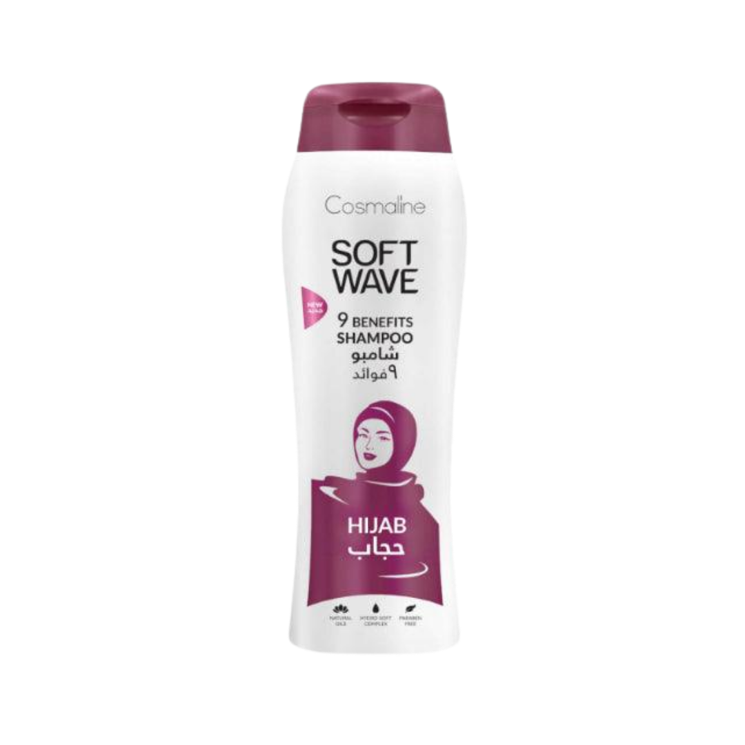 Cosmaline Soft Wave Hijab Shampoo - 400ml | شامبو سوفت ويف لشعر المحجبات من كوزمولاين 400 مل