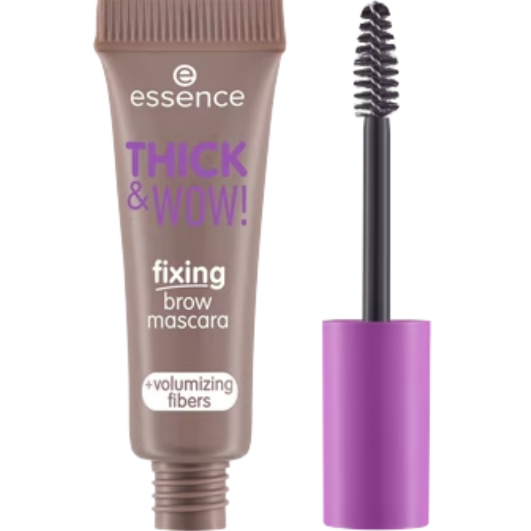 Essence Thick & Wow! Fixing Brow Mascara. No. 01 - 6ml | ايسنس ماسكارا الحواجب رقم 01 - 6 مل