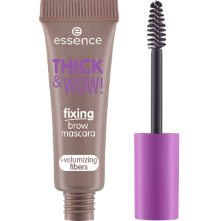 Essence Thick & Wow! Fixing Brow Mascara. No. 01 - 6ml | ايسنس ماسكارا الحواجب رقم 01 - 6 مل
