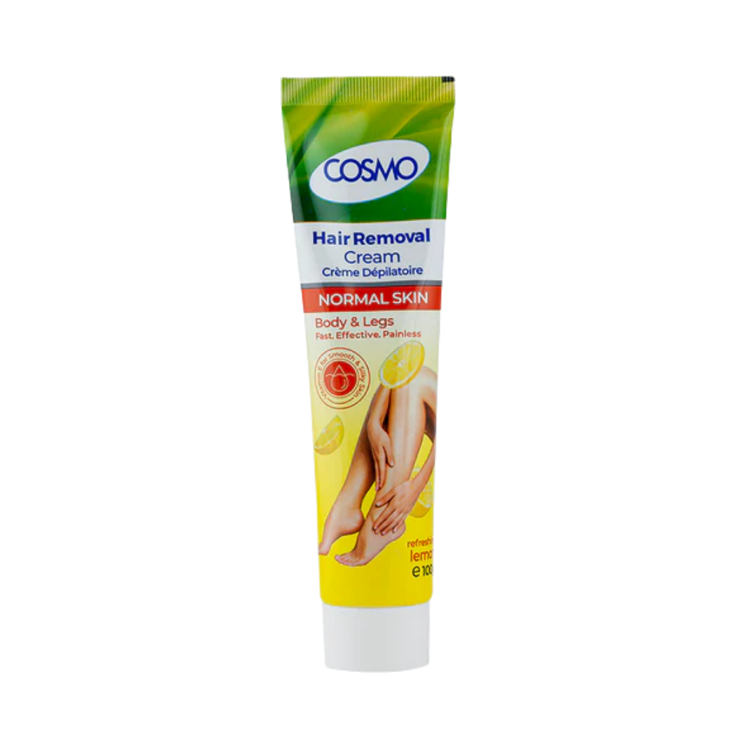 COSMO Hair Removal Normal Skin - Lemon - 100g | كوزمو كريم إزالة شعر الجسم بمستخلص الليمون - 100 غ