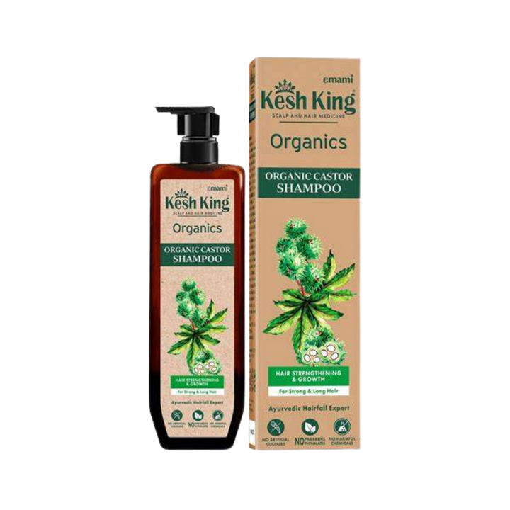 Kesh King Organic Castor Shampoo - 300ml | كيش كينغ شامبو بزيت الخروع - 300 مل