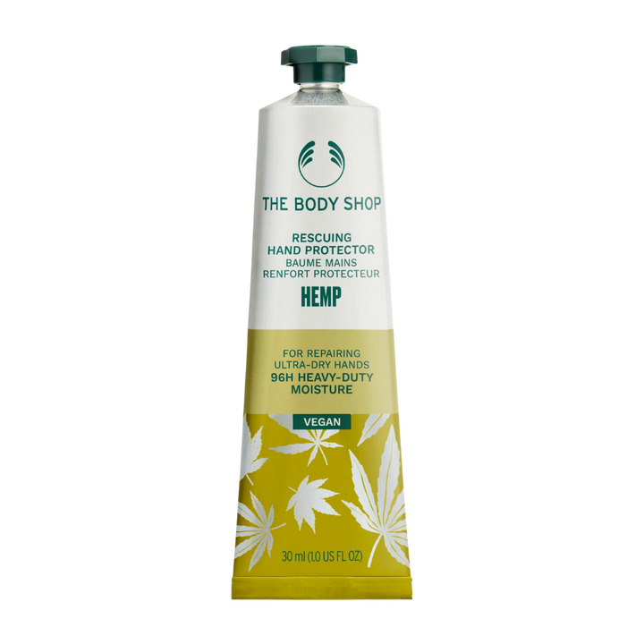 The Body Shop Rescuing Hand Protector Hemp - 30 ml | ذا بودي شوب كريم مرطب لليدين ببذزر القنب - 30 مل