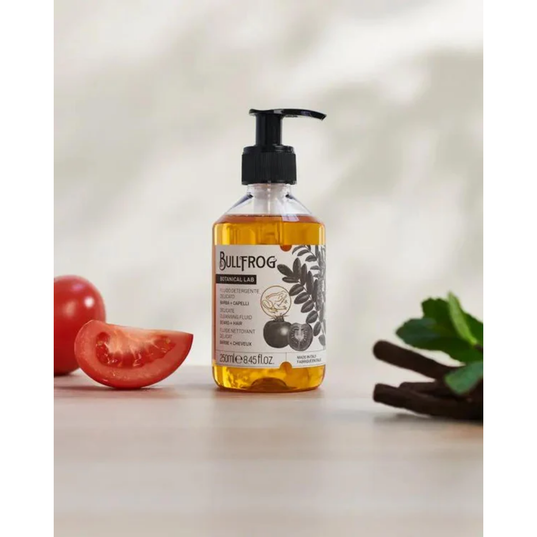Bullfrog Delicate Cleansing Fluid - 250ml | بولفروغ شامبو للشعر واللحية - 250 مل