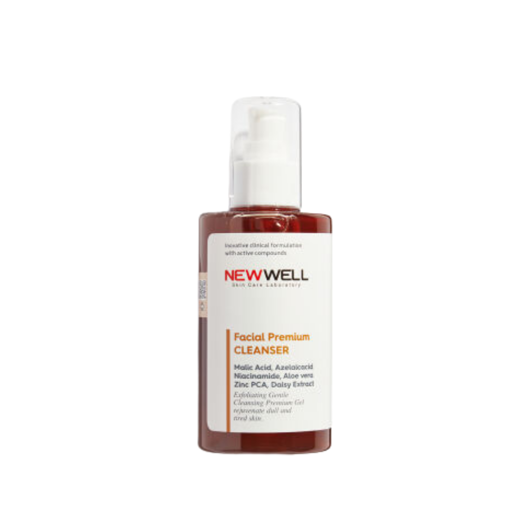 NEW WELL Facial Premium Cleanser - 200ml | نيو ويل غسول الوجه بريميوم - 200 مل