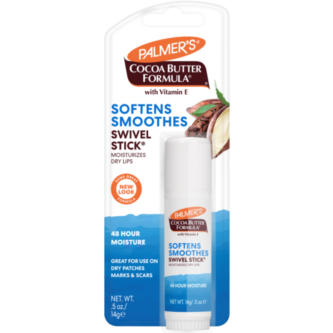 PALMER'S Cocoa Butter Formula Swivel Stick W Vitamin E Moisturizes - 14g | بالميرز مرطب شفاه بزبدة الكاكاو - 14 غرام