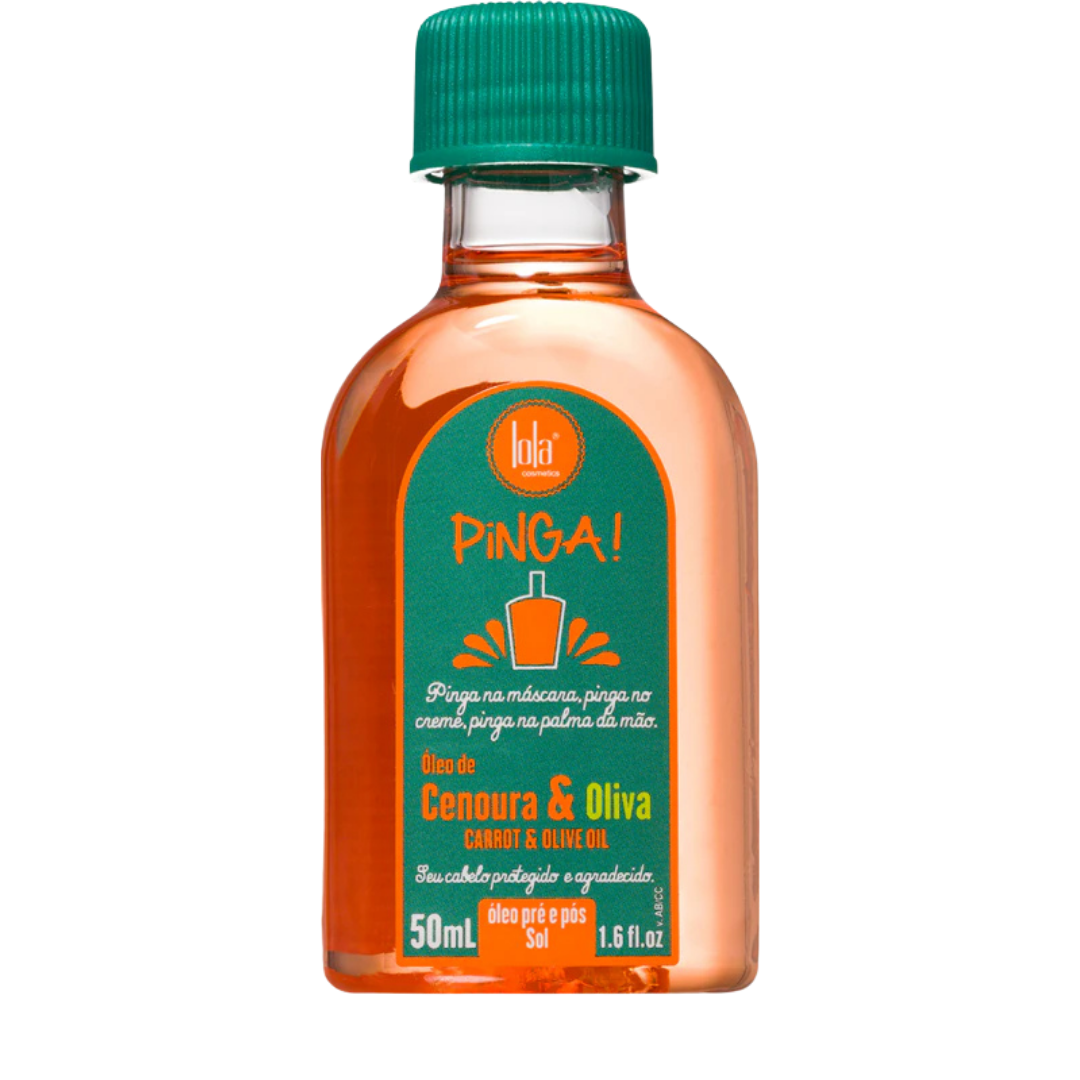 Lola from Rio Pinga Cenoura & Oilva Oil - 50ml | لولا فروم ريو زيت للشعر - 50 مل