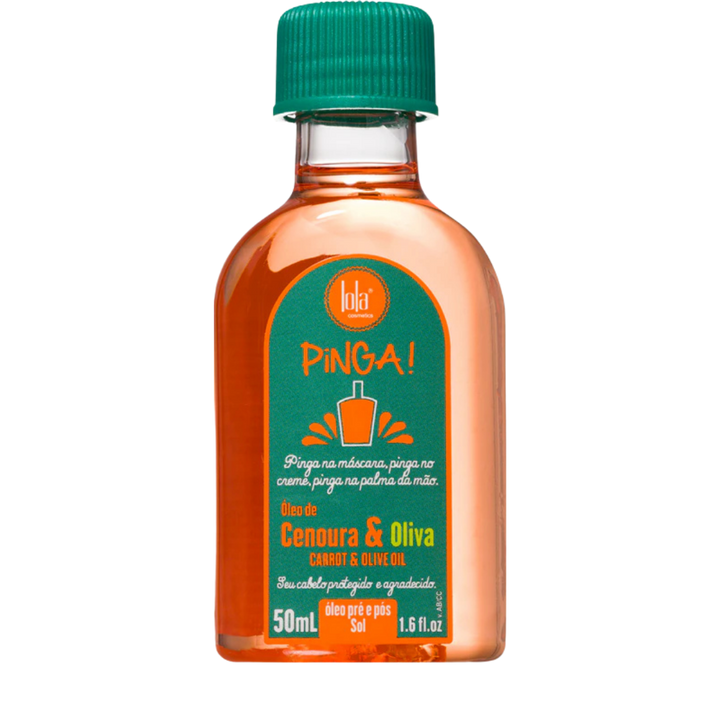 Lola from Rio Pinga Cenoura & Oilva Oil - 50ml | لولا فروم ريو زيت للشعر - 50 مل
