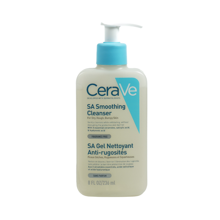 CeraVe SA Smoothing Cleanser for normal, dry and rough skin - 236ml | سيرافي غسول ساليسليك اسيد - 236 مل