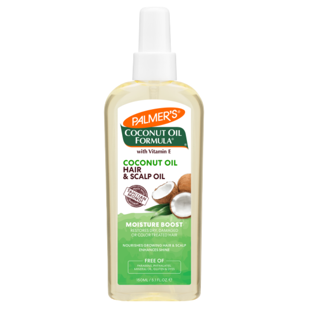 PALMER'S Coconut Oil Formula Moisture Boost Hair + Spray Oil - 178ml | بالميرز زيت جوز الهند للشعر - 178 مل