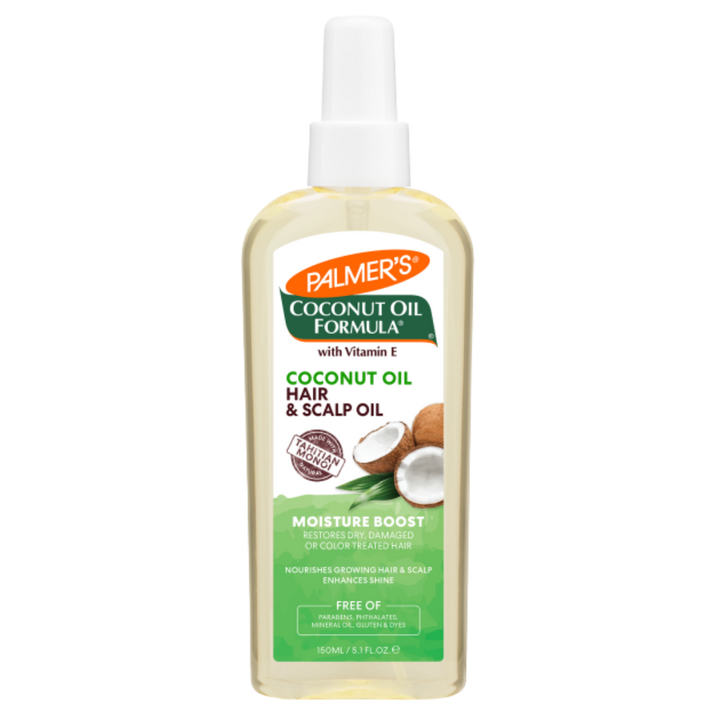PALMER'S Coconut Oil Formula Moisture Boost Hair + Spray Oil - 178ml | بالميرز زيت جوز الهند للشعر - 178 مل