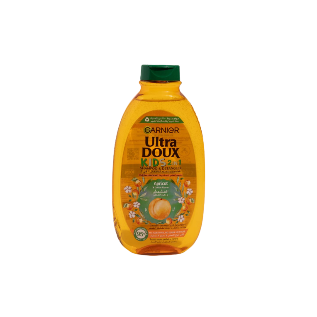 Garnier Ultra Doux Kids Apricot Shampoo -250ml | غارنييه شامبو للاطفال الترادو بالمشمش - 250 مل