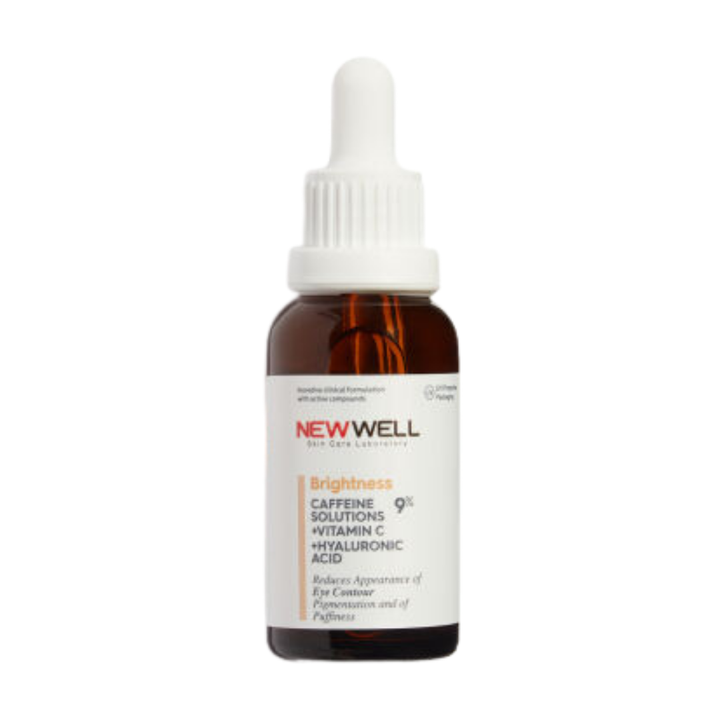 NEW WELL Brightness Caffeine Solution - 30ml | نيو ويل سيروم الكافيين المفتح لتحت العين - 30 مل