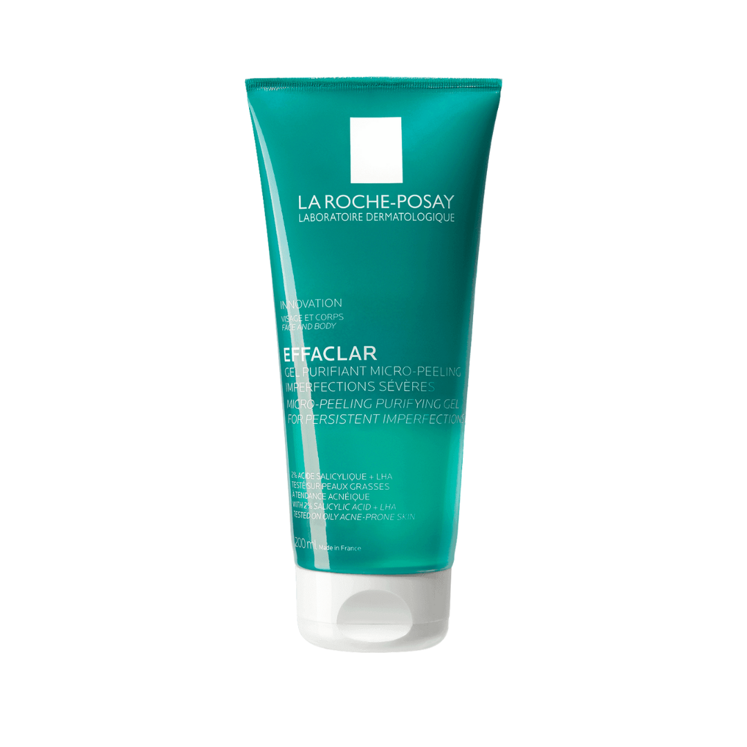 LA ROCHE-POSAY Effaclar Micro Peeling Purifying Gel - 200ml | لاروش بوزيه غسول جل منقي للوجه - ٢٠٠ مل
