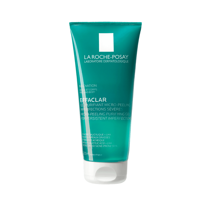 LA ROCHE-POSAY Effaclar Micro Peeling Purifying Gel - 200ml | لاروش بوزيه غسول جل منقي للوجه - ٢٠٠ مل