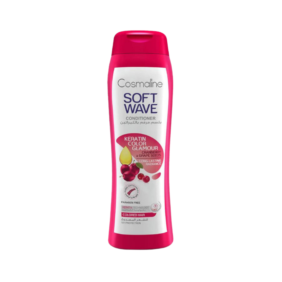 Cosmaline Soft Wave Keratin Color Glamour Colored Hair Conditioner - 400ml |