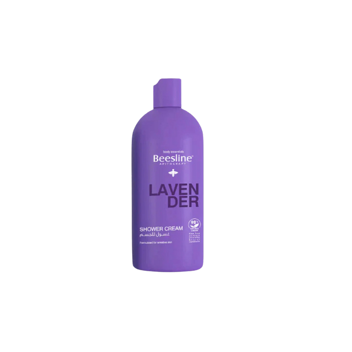 beesline Lavender Shower Cream - 750ml  | بيزلين كريم استحمام باللافندر - 750مل