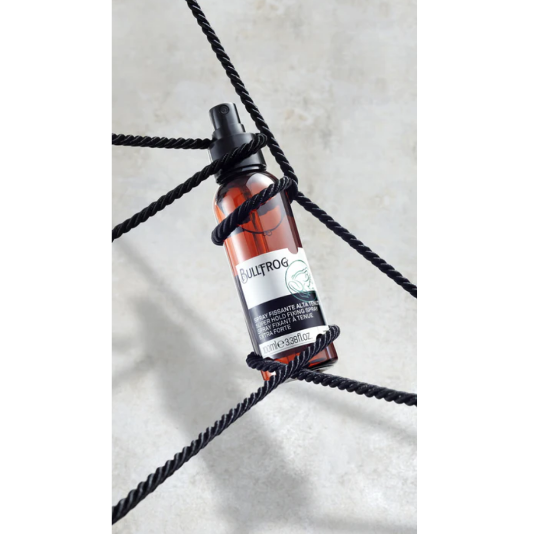Bullfrog Super Hold Fixing Spray - 100ml | بولفروغ بخاخ تثبيت الشعر - 100 مل
