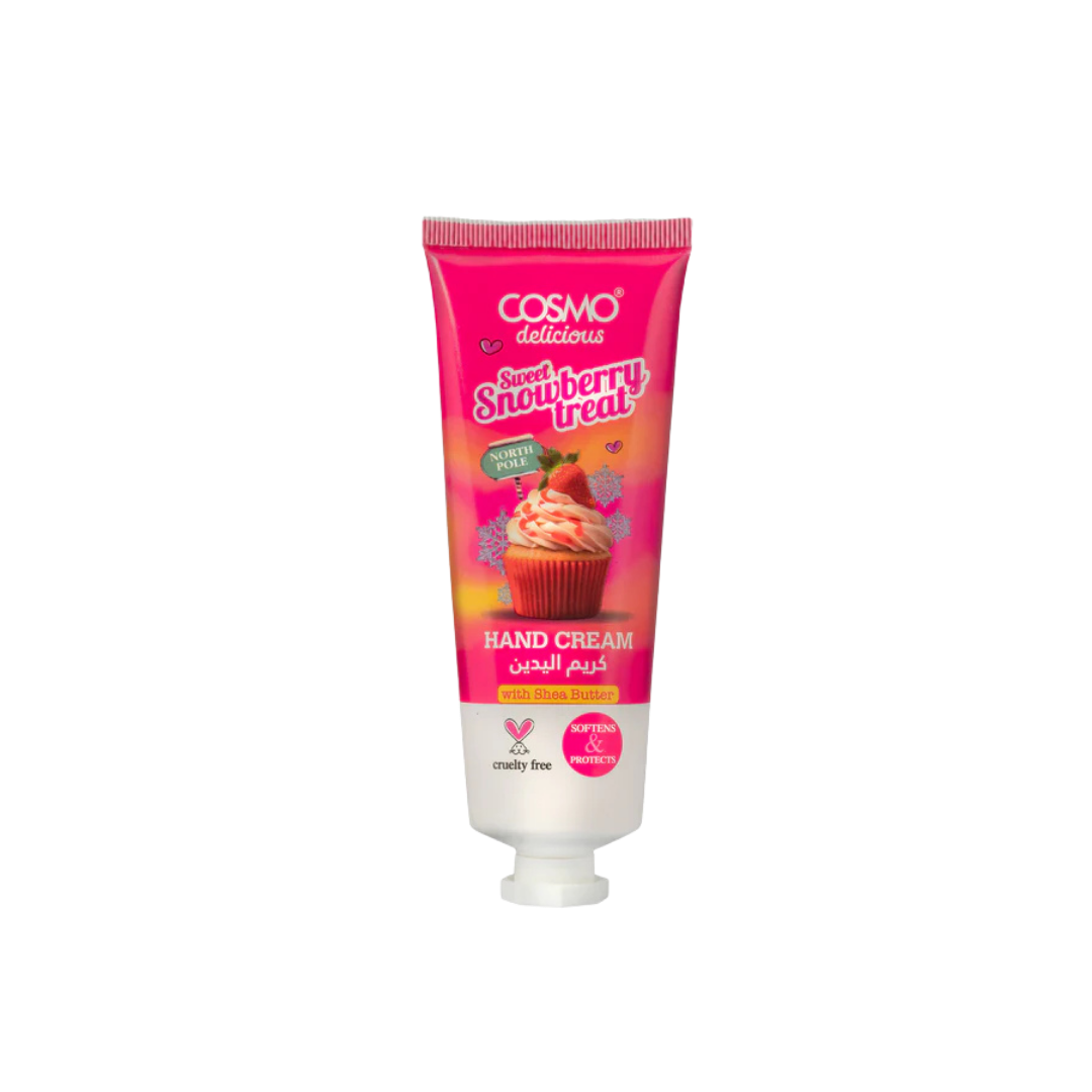 COSMO Sweet Snow Berry Treat Hand Cream - 75ml | كوزمو كريم الدين بالفراولة - 75 مل