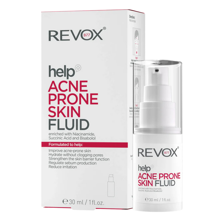 REVOX Acne Prone Skin Fluid - 30ml | ريفوكس سيروم للبشرة المعرضة لحب الشباب - 30 مل