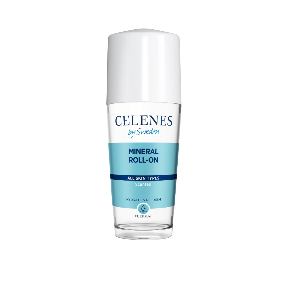 Celenes by Sweden Mineral Roll-On All Skin Types Scented - 75ml | سيلينس رول اون معدني لجميع انواع البشرة - 75 مل