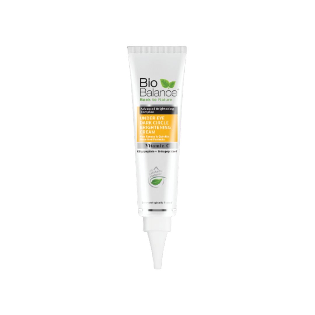 BIO BALANCE Brightening Eye Cream For Dark Circle - 15ml | بايو بالانس كريم مفتح للهالات تحت العين ومضاد للتجاعيد  - 15 مل