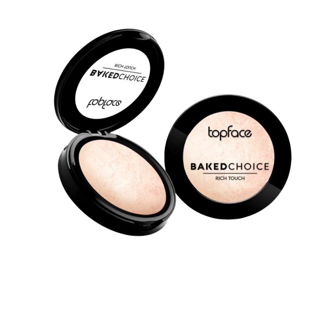 topface baked choice rich touch highlighter  - 6 g | توب فيس بيكد تشويس ريتش تاتش هايلايتر – 6 غ