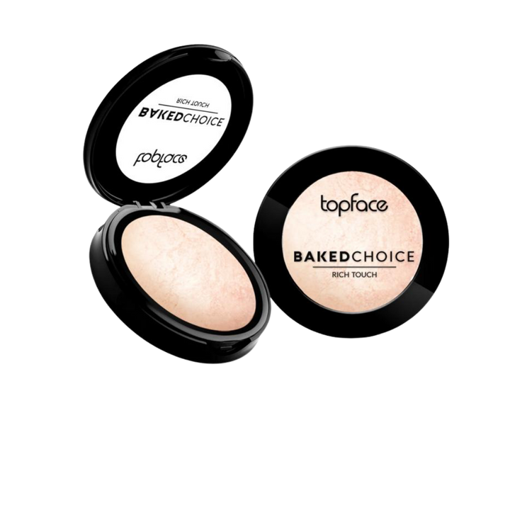 topface baked choice rich touch highlighter  - 6 g | توب فيس بيكد تشويس ريتش تاتش هايلايتر – 6 غ