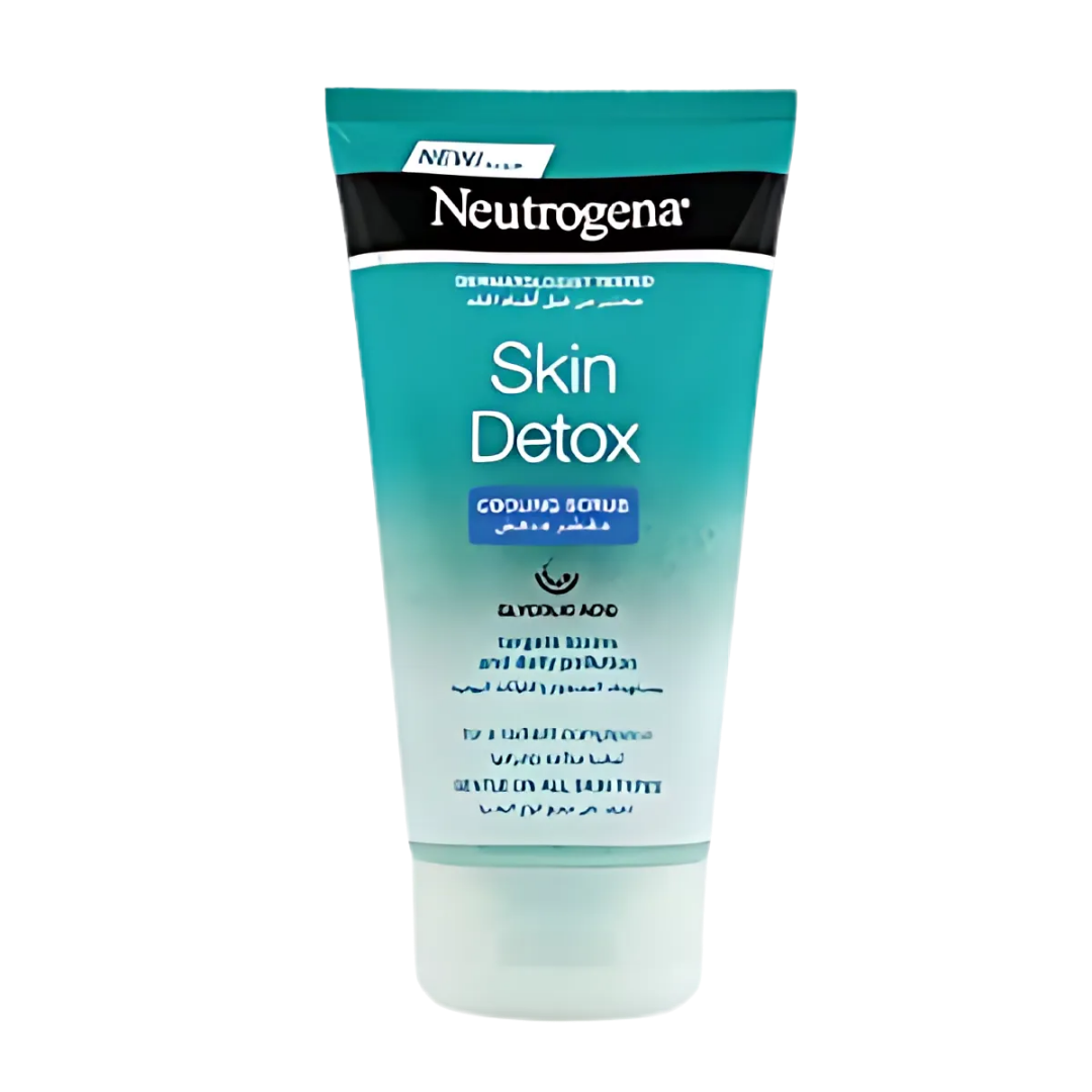 Neutrogena Skin Detox Coling Scrub All Skin Types - 150ml | نتروجينا غسول مقشر منعش للوجه - 150 مل