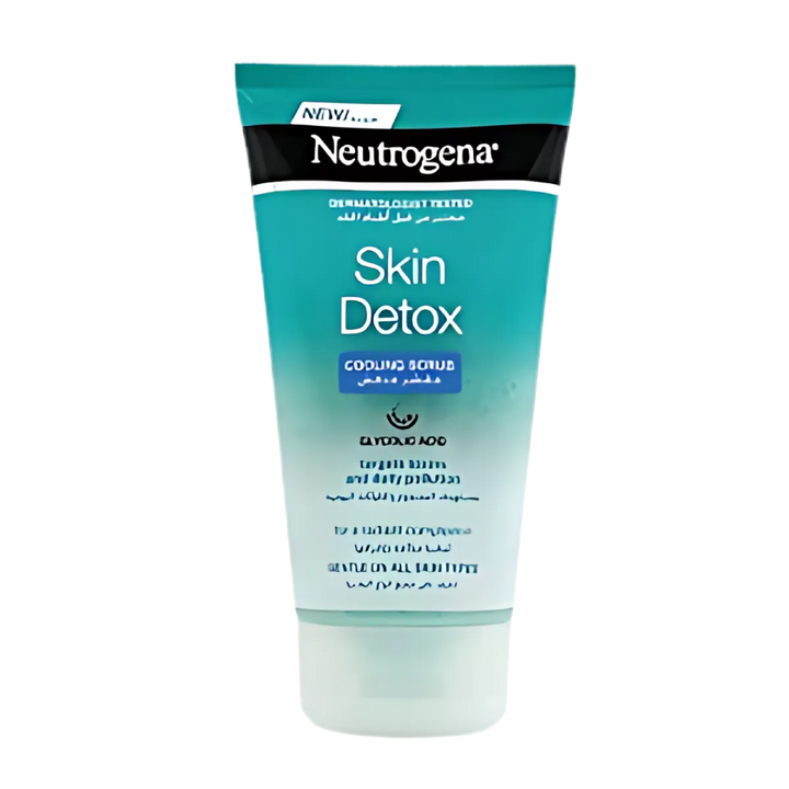 Neutrogena Skin Detox Coling Scrub All Skin Types - 150ml | نتروجينا غسول مقشر منعش للوجه - 150 مل
