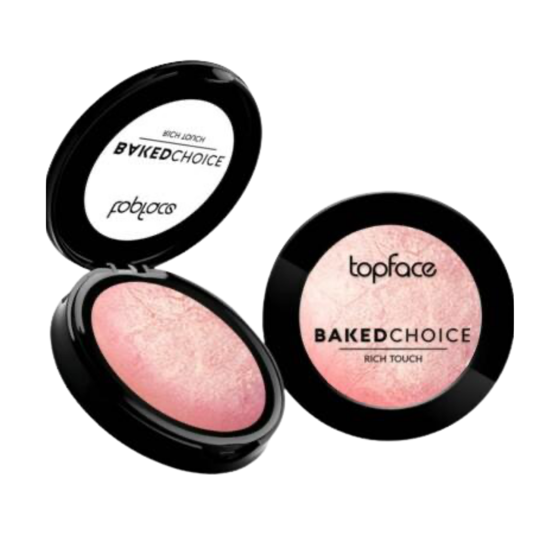 topface baked choice rich touch highlighter  - 6 g | توب فيس بيكد تشويس ريتش تاتش هايلايتر – 6 غ