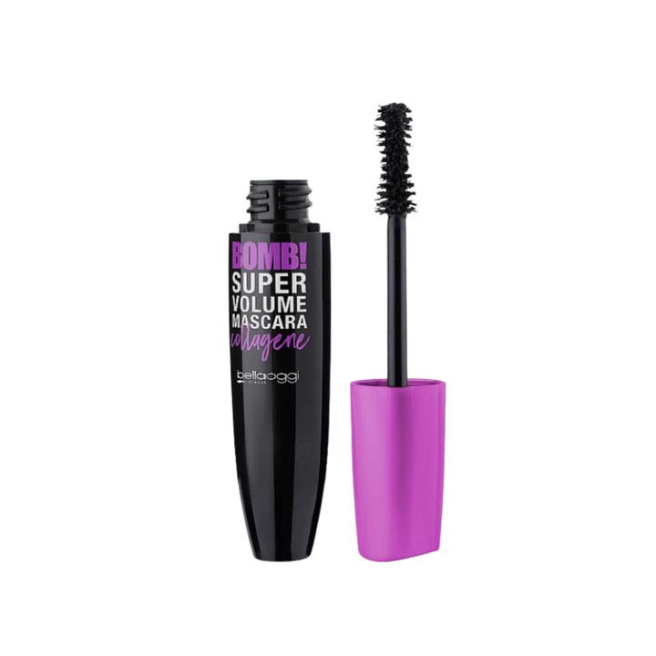 bellaoggi Bomb Super Volume Mascara Collagene - 15.5ml  | بيلا اوجي ماسكارا مكثفة بالكولاجين - 15.5 مل