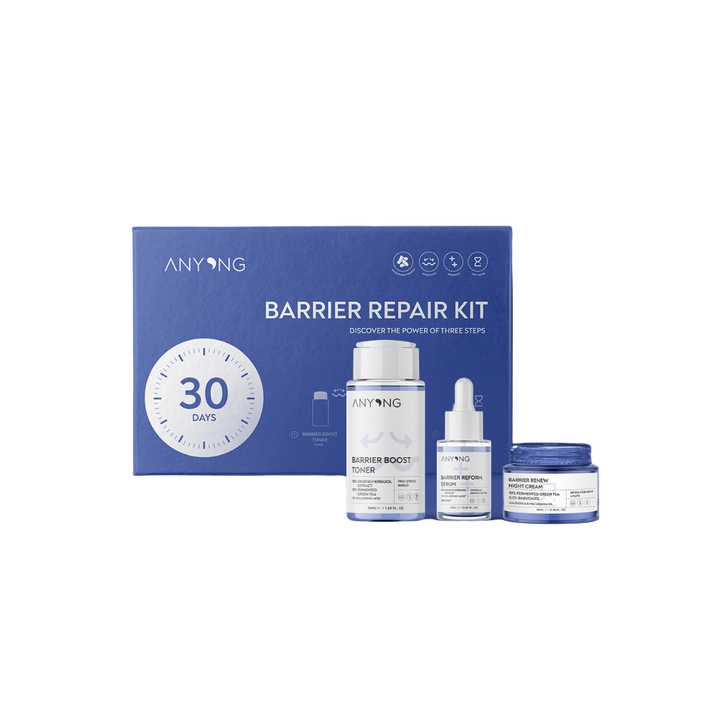 ANYONG Barrier Pepair Kit 3 Steps To Perfect Skin Care | أنيونغ مجموعة ترميم البشرة - 3 قطع