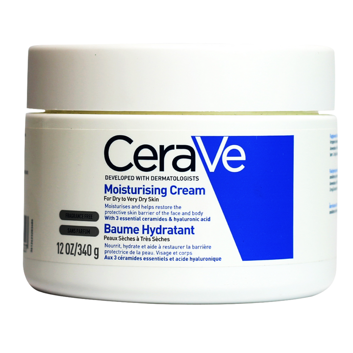 Cerave Moisturizing Cream for Dry Skin with Hyaluronic Acid - 340g | سيرافي كريم مرطب للبشرة الجافة - 340 غرام