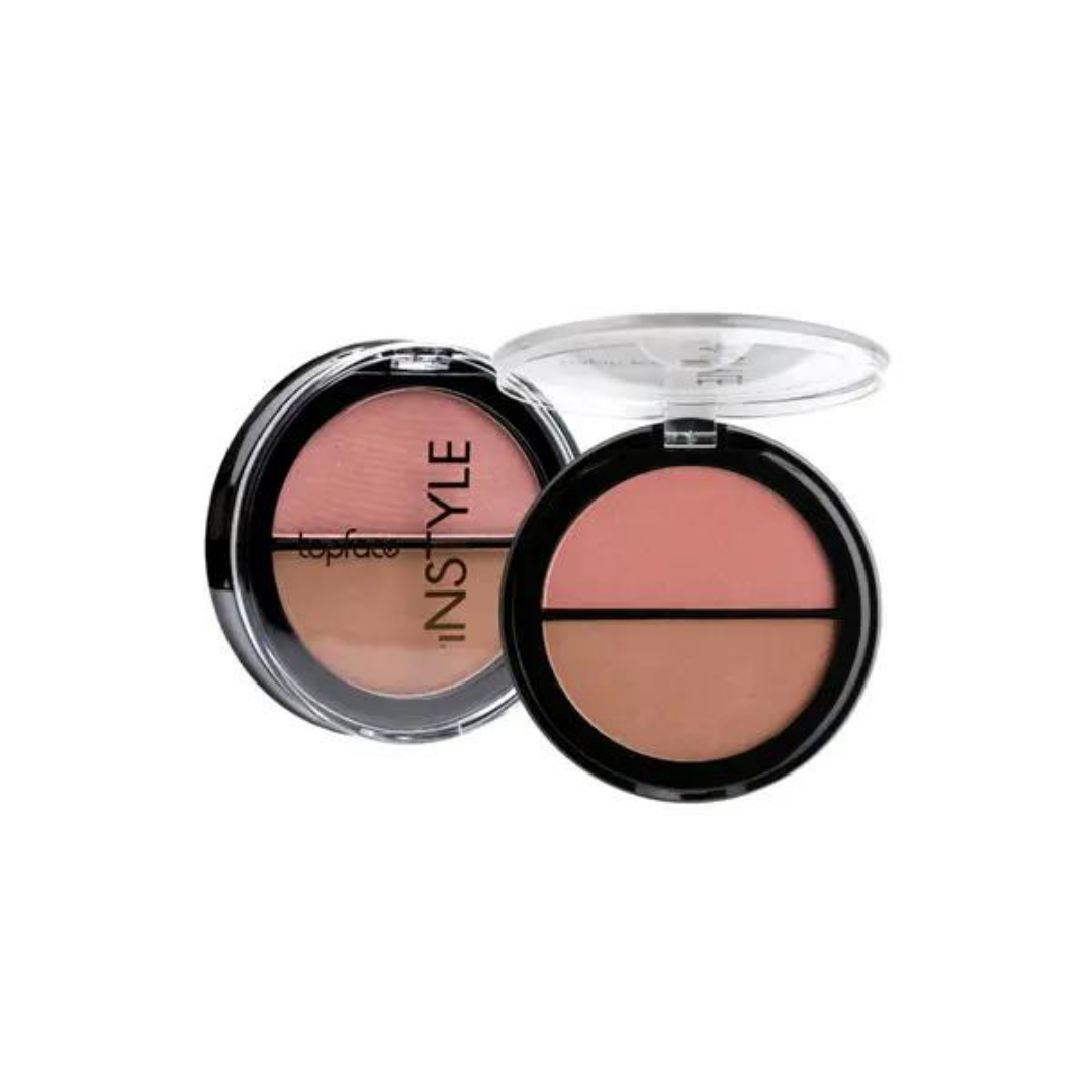 TOPFACE INSTYLE TWIN BLUSH On  - 10g | توب فيس إن ستايل توين بلاش أون – 10 غ