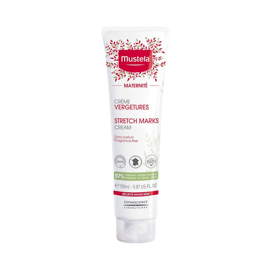 Mustela Stretch Marks Cream - 150ml |  كريم موستيلا لعلاج علامات التمدد – 150 مل