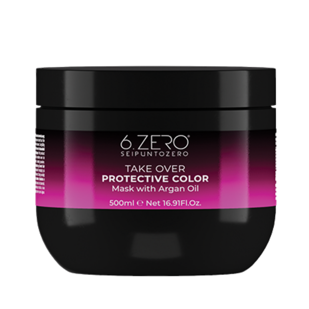 6.Zero Take Over – PROTECTIVE COLOR Mask On Dyed - 500ml | ماسك للشعر المصبوغ - 500 مل