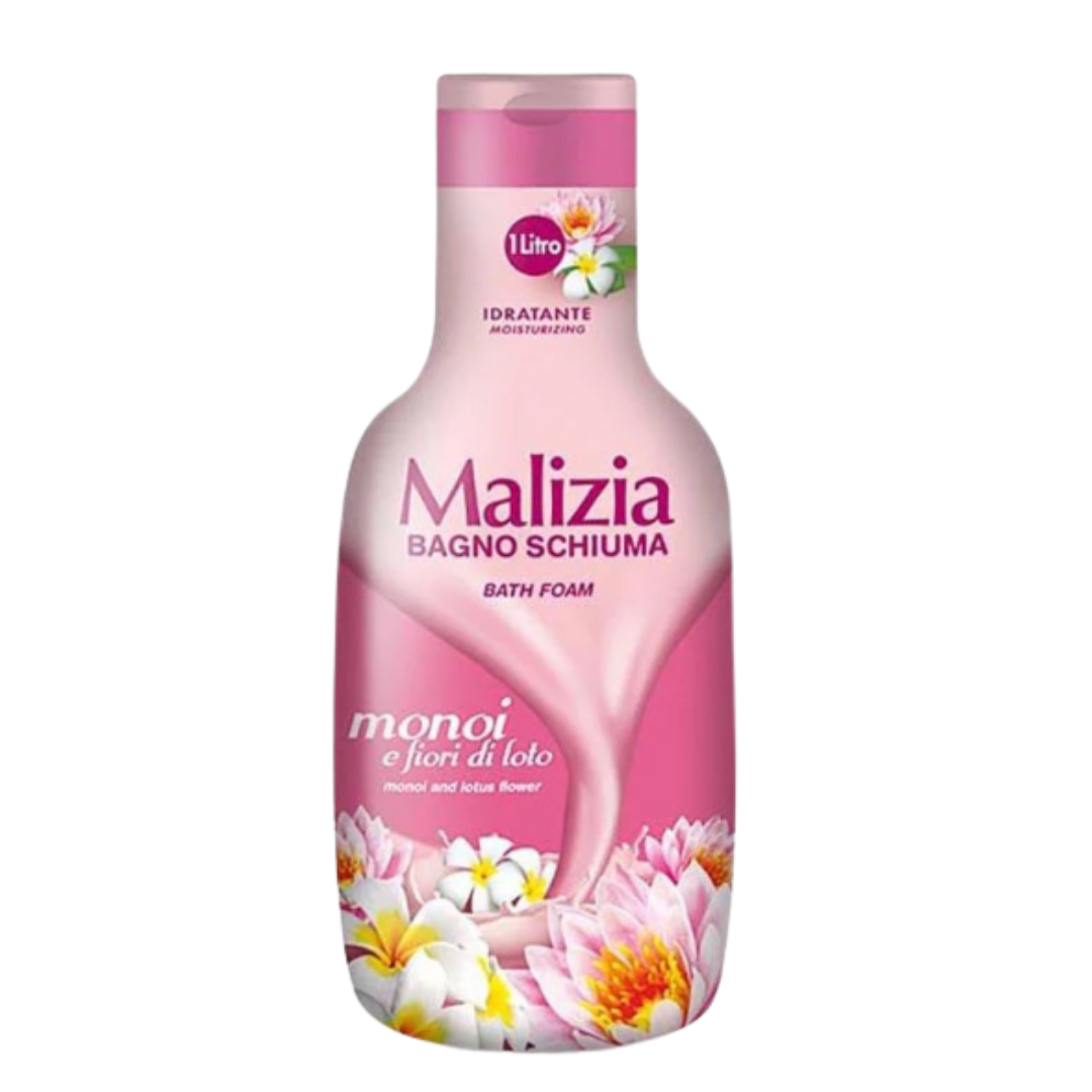 Malizia Monoi And Lotus Flowers - 1000ml | ماليزيا جل استحمام بخلاصة المونوي و زهرة اللوتس - 1000 مل