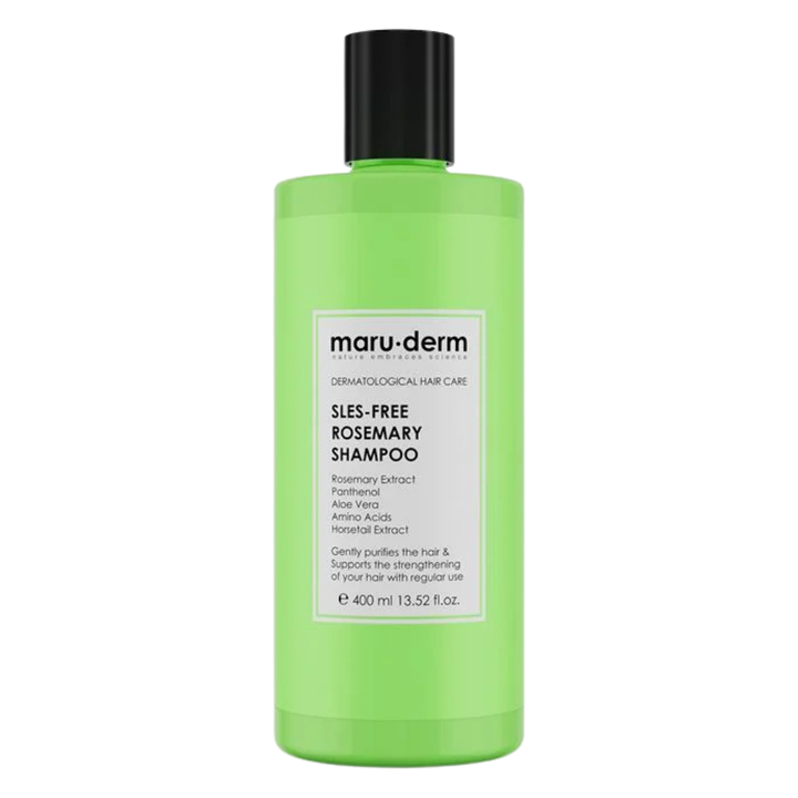 maru.derm Sles-Free Rosemarry Shampoo - 400ml | مارو.ديرم شامبو بالروزماري خالي من السلفات - 400 مل