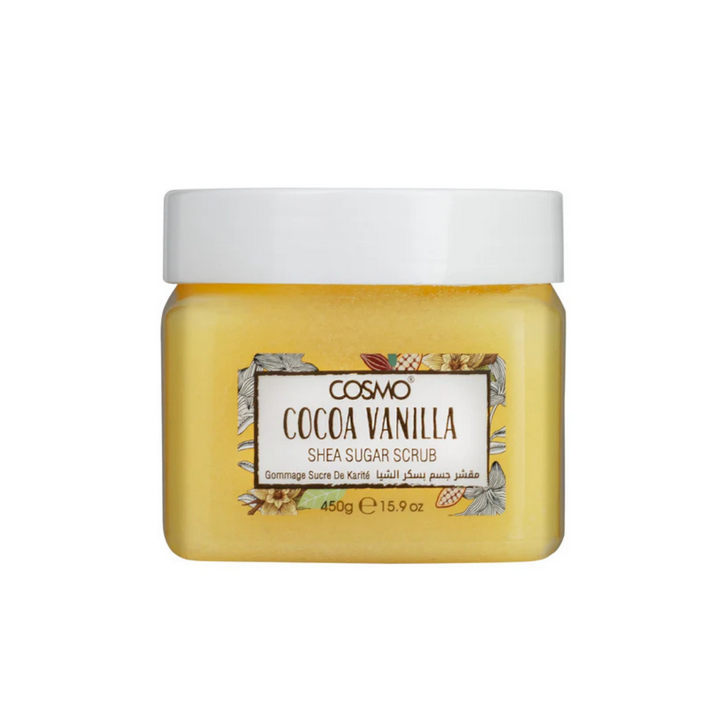 COSMO Cocoa Vanilla Shea Sugar Scrub - 450g | كوزمو مقشر الجسم بالسكر و الفانيليا - 450 غرام