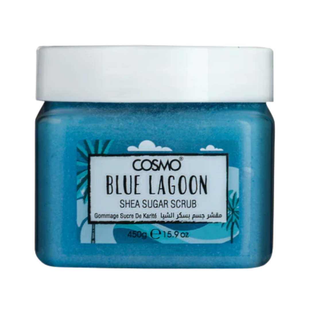 COSMO Blue Lagoon Shea Sugar Scrub - 450g | كوزمو مقشر الجسم بالشيا و حبيبات السكر - 450 غرام