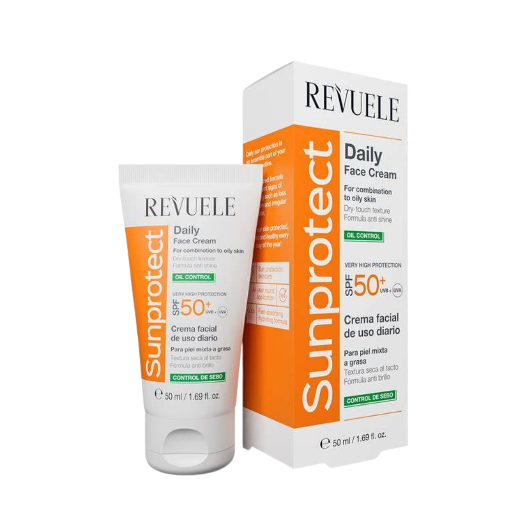Revuele Sunprotect Oil Control Face Cream  SPF 50+ - 50ml | ريفويل واقي شمس للبشرة الدهنية - 50 مل