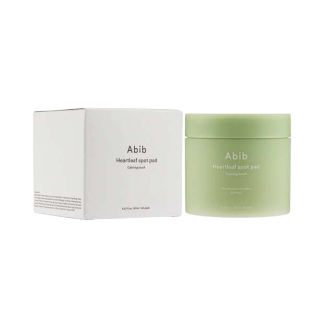 Abib Heartleaf Spot Pad Calming Touch - 80 pads | ابيب وسادات مهدئة للبشرة بمستخلص نبات القلب - 80 قطعة