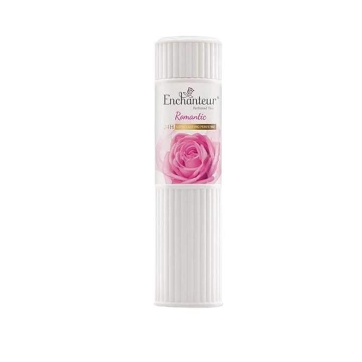 Enchanteur Perfumed Talc Romantic - 250g | بودرة معطرة من إنشانتور برائحة رومانسية – 250 غرام