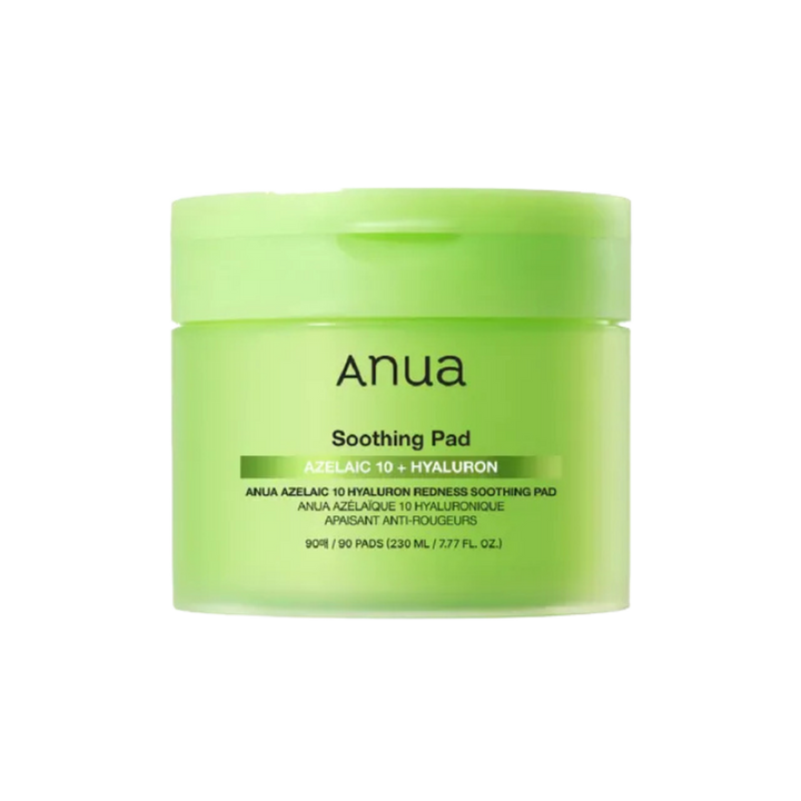 Anua Soothing Pad Azlaic10 + Hyaluron - 90pads | أنوا تونر بالأزليك اسيد و الهيالورونيك اسيد - 90 قطعة