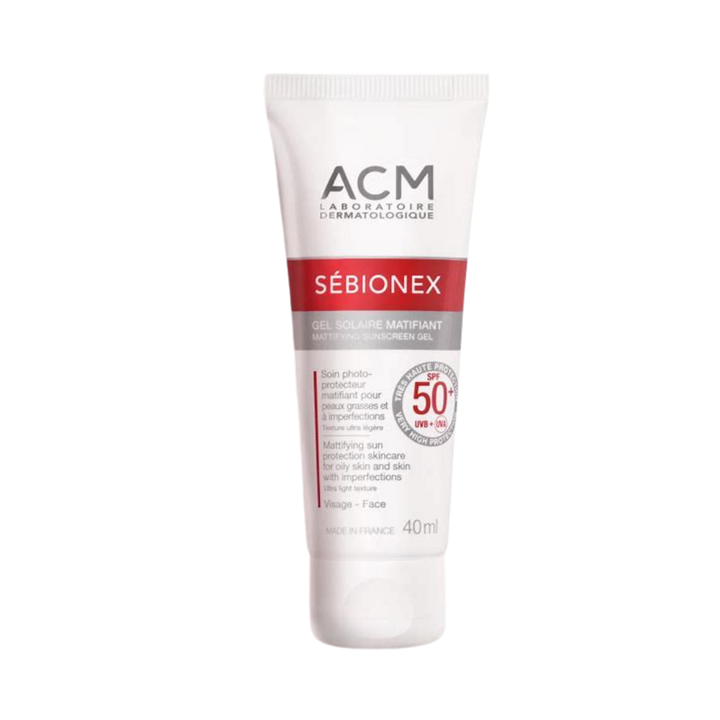 ACM Sebionex Spf 50+ Mattifying Sunscreen Gel - 40ml |  اي سي ام جل واقي شمس بعامل حماية  50+ مضاد للمعان 40 مل