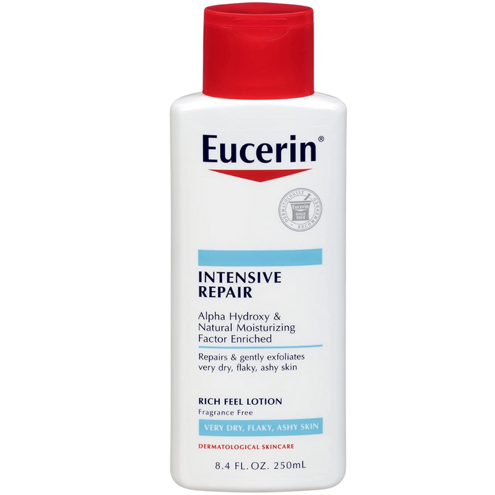 Eucerin Intensive Repair Lotion Very Dry Flaky Skin - 250ml | يوريسين لوشن إصلاح مكثف للبشرة الجافة جداً والمتقشرة – 250 مل