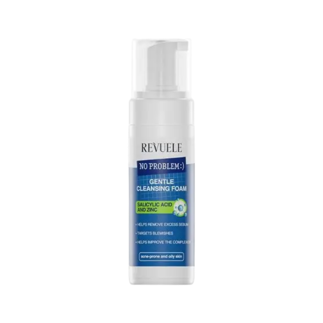 Revuele Gentle Cleansing Foam Salicylic Acid Zinc - 150ml | ريفويل غوسل رغوي بالساليسيليك اسيد و الزنك - 150 مل