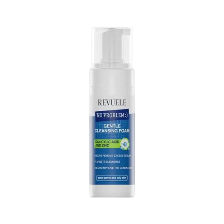 Revuele Gentle Cleansing Foam Salicylic Acid Zinc - 150ml | ريفويل غوسل رغوي بالساليسيليك اسيد و الزنك - 150 مل