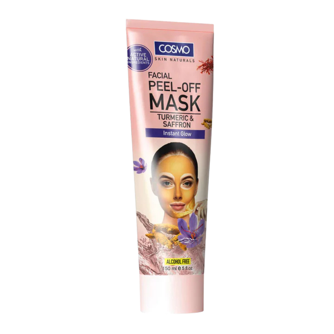 COSMO Facial Peel-off Mask Turmeric & saffron - 150ml | كوزمو قناع مقشر بالكركم و الزعفران - 150 مل